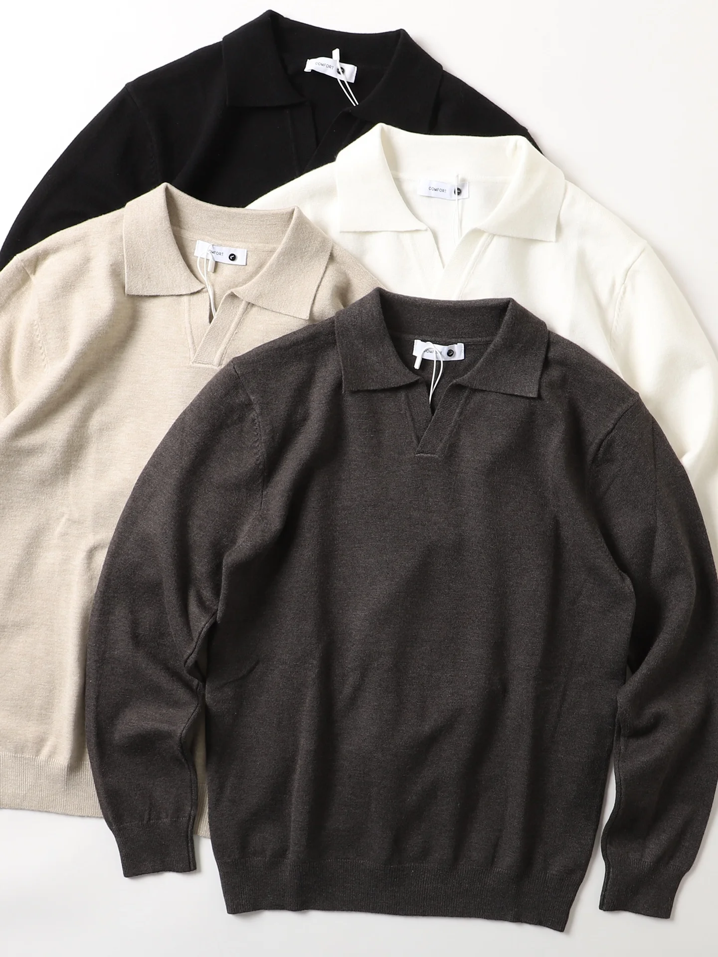 

Classic Gentleman Sle Comfortable Long Sve Knitted Sweater Simple V-Ne Base Layer Autumn Winter Men's Faion Casual Wear