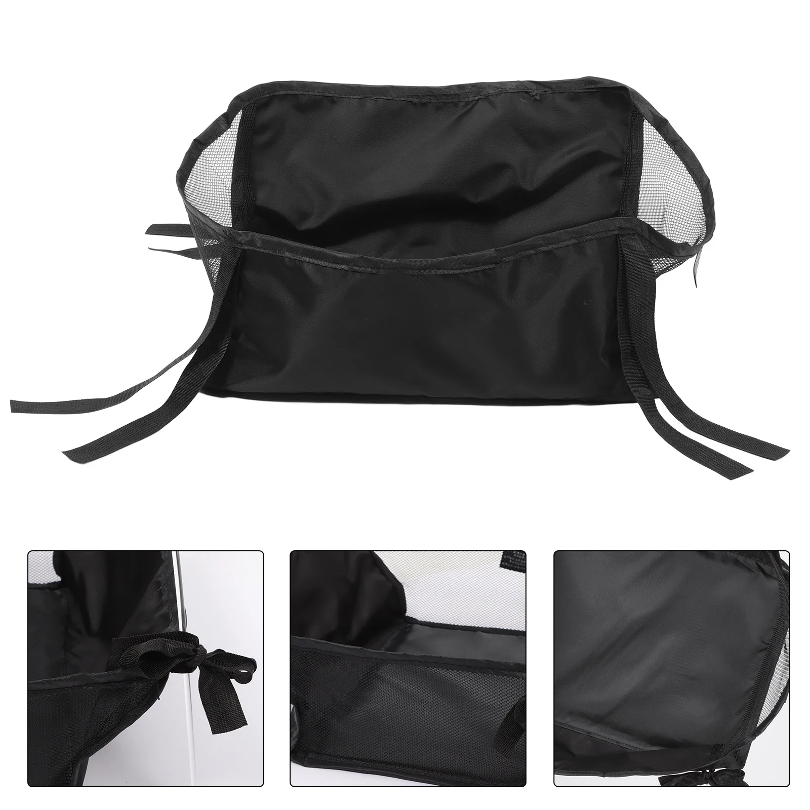 

Stroller Storage Bag Baby Stroller Bottom Basket Organizer Lightweight Portable Oxford Cloth Large Capacity Essentials Holder