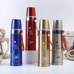 Travel Portable Double Layer Thermal Mug Food Thermos For With Heating Travel Stainless Steel Water Arctic Bottle Cups Of Hot