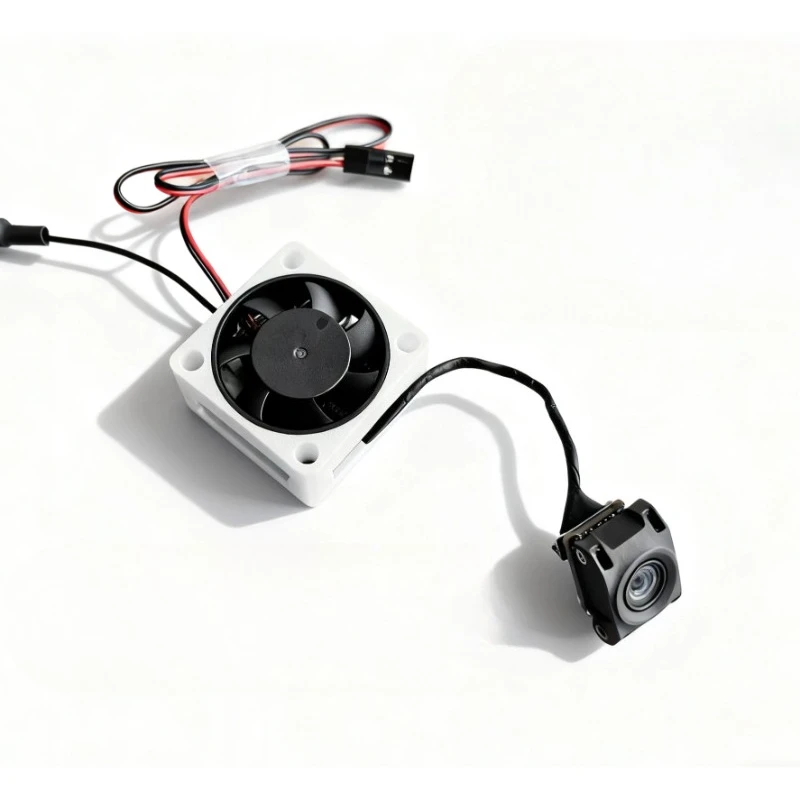 For DJI O4/O4 Pro Air Unit Video Transmitter 5V/12V 14000RPM Cooling Fan Kit 25.5mm Fixing Hole 3D Printing Modified Parts