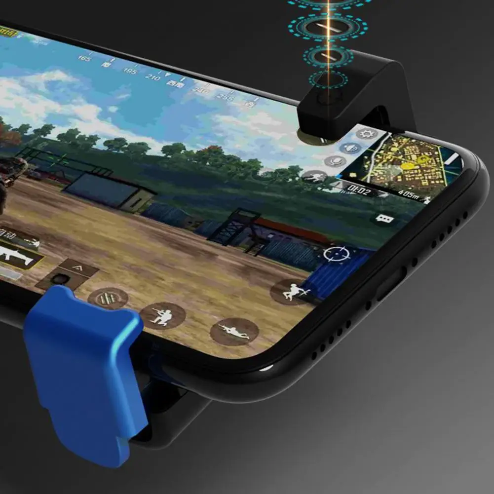 Phone Triggers Twin Turbo Plug And Play One-click Cycle Switch Four-speed Frequency Clip Design Wireless Smartphone Game Trigger