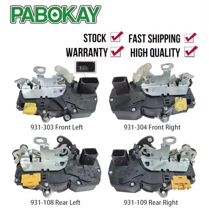 

Привод замка передней/задней/левой/правой двери для GMC Yukon Cadillac Escalade Chevy 2008-2009 931-108 931-109 931-303 931-304