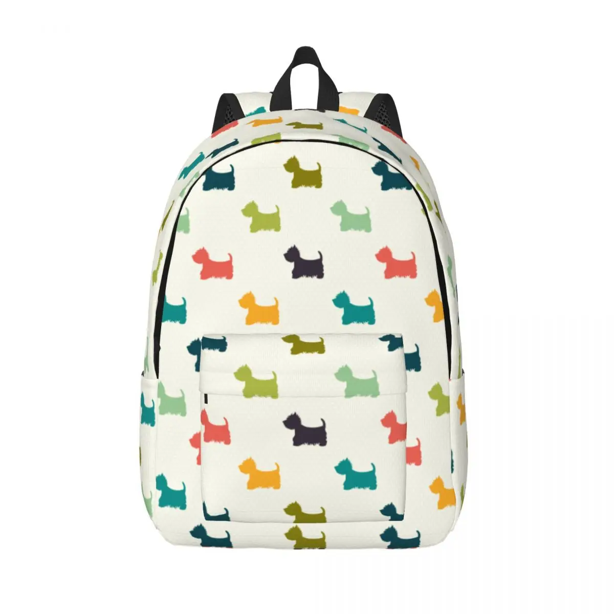 

Westie West Highland Terrier for Teens Student School Bookbag Dog Daypack Middle High College Lightweight