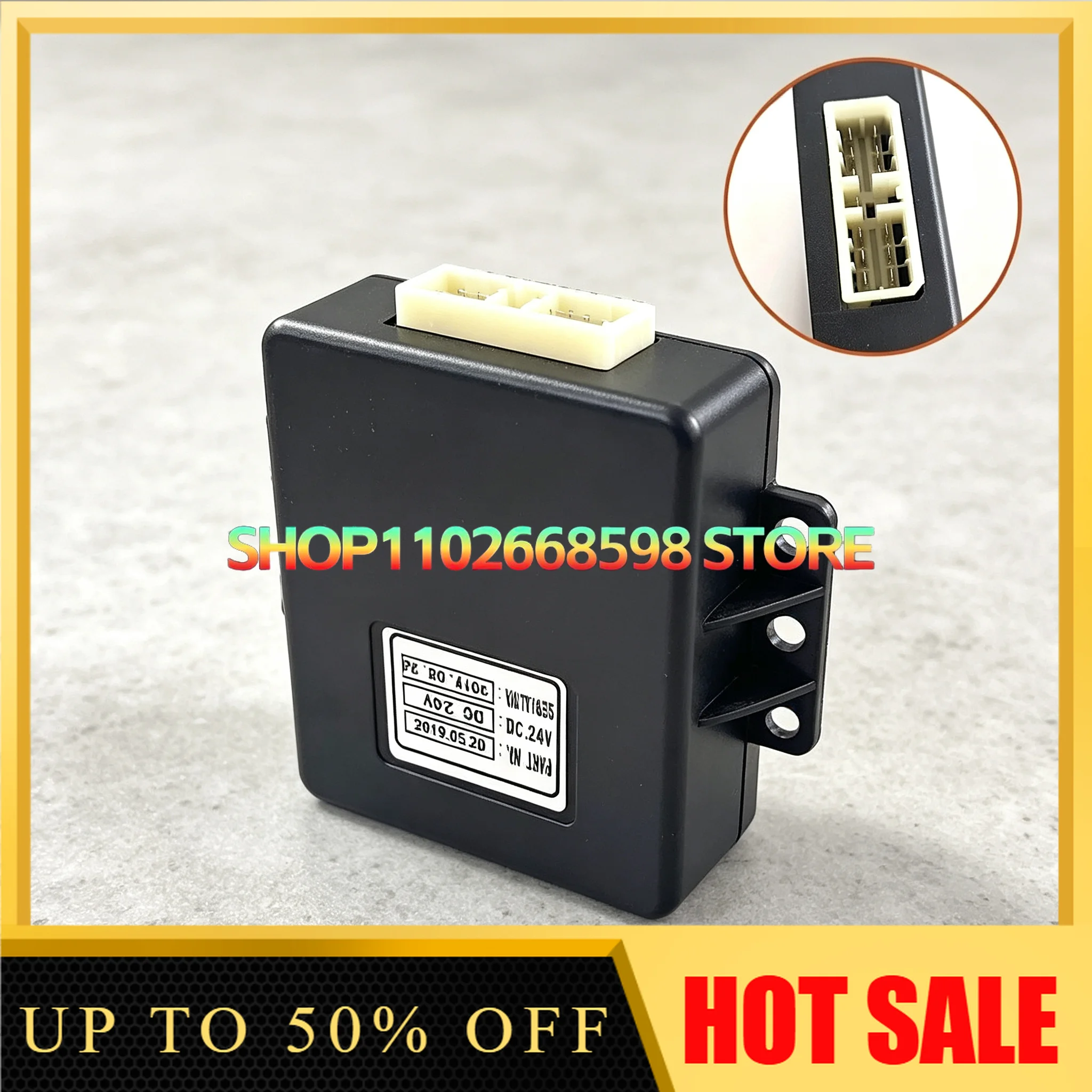 DH80G Excavator Air Conditioning Refrigerant Controller Unit Relay K1033655 24V Construction Equipment Part