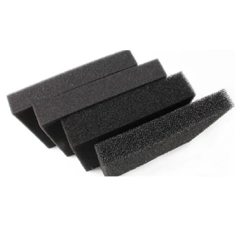 2CM 3CM 4CM 5CM Black Filtration Foam Aquarium Fish Tank Biochemical Filter Sponge Pad Skimmer Long Use Time Sponge Supply Tank