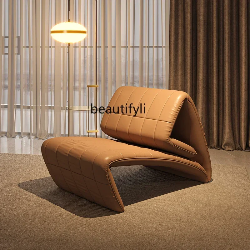 

Single sofa chair high-end light luxury fist chair leisure chair creative beauty couch recliner