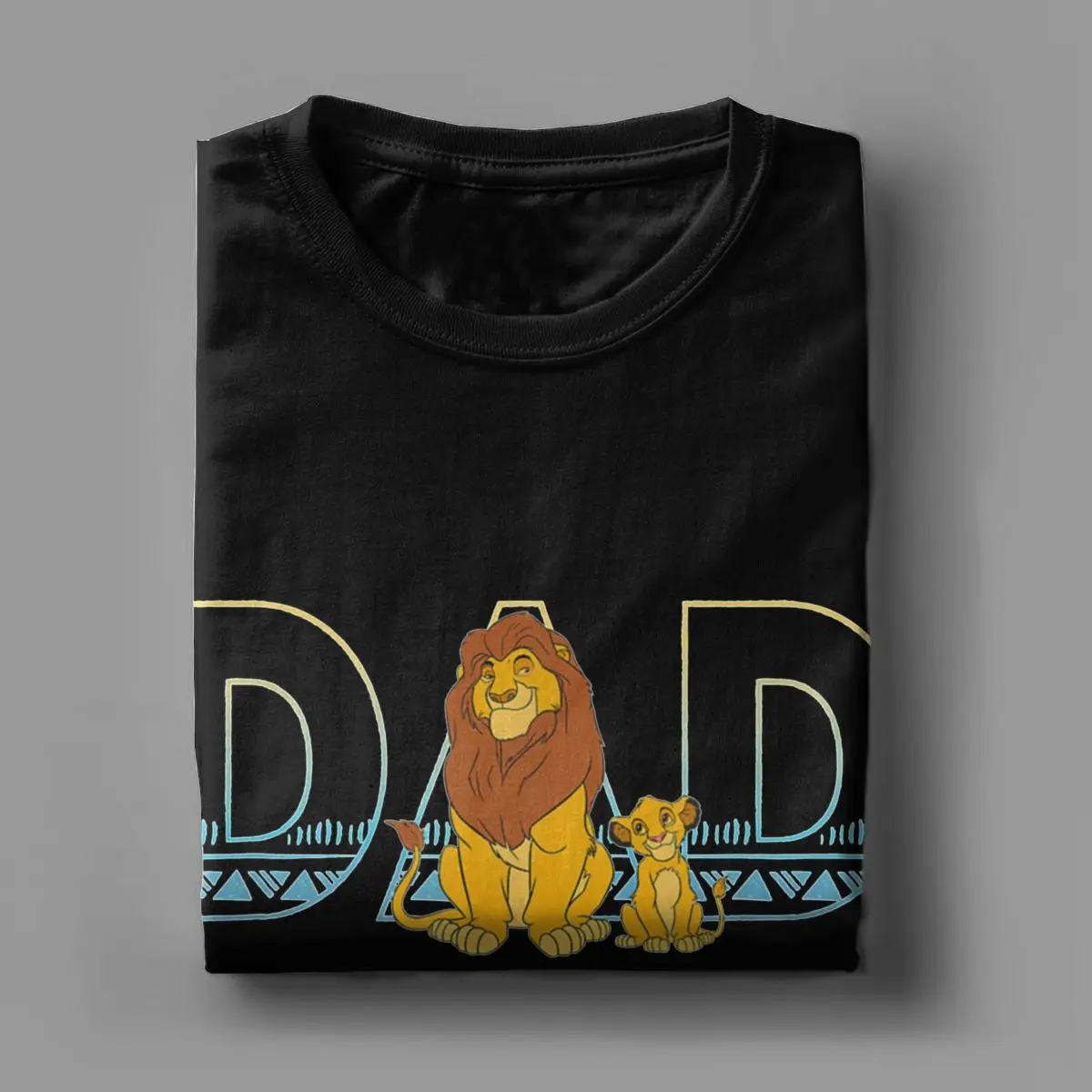 The Lion King Simba Mufasa Dad T Shirt Men Women\'s 100% Cotton Funny T-Shirt Disney Tee Shirt Short Sleeve Tops Graphic Printed