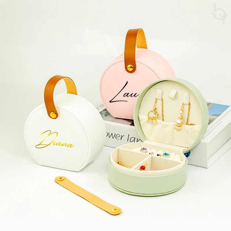 

Personalized Jewelry Box for Wedding Gift or Birthday Gift Portable Travel Jewelry Box, Mini Jewelry Box JEWELRY NOT INCLUDED