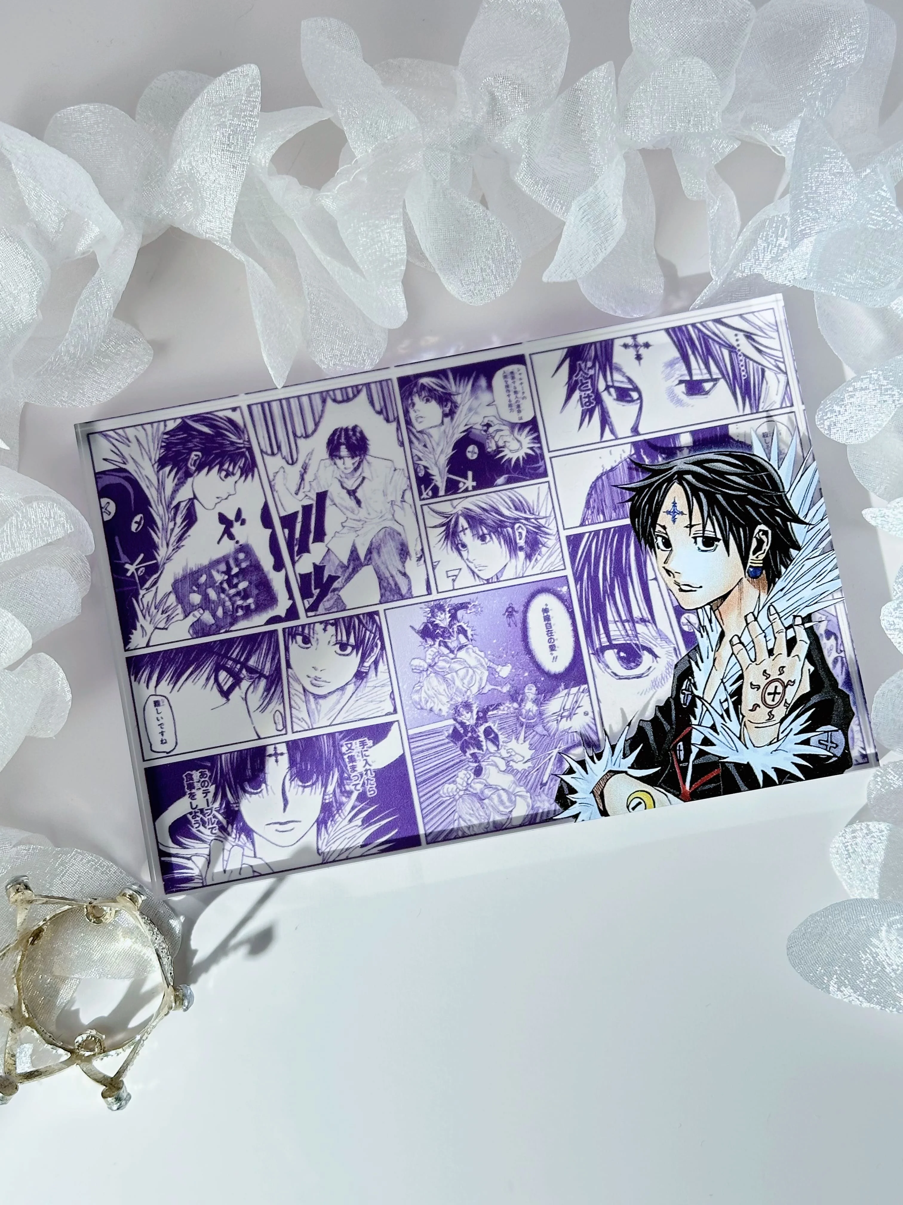 Anime Acrylic Stand Block Peripheral products Kurapika Killua Hisoka GON Anime Customized high transparency acrylic bricks
