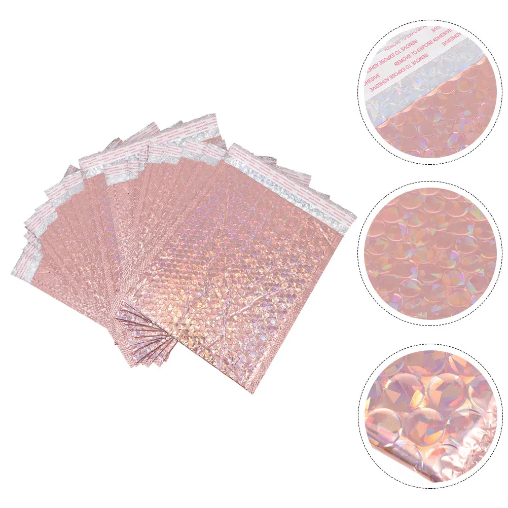 

25Pcs Bubble Storage Bags Waterproof Tear-Resistant Packaging Envelopes for Mailing Jewelry Pictures Accessories