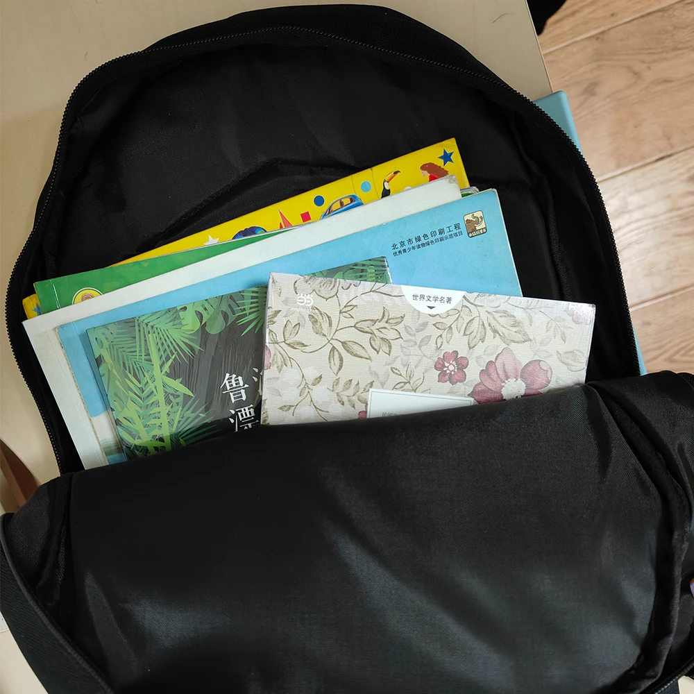 حقيبة ظهر للطلاب ذات سعة كبيرة على الموضة الكرتونية اللطيفة من MINISO، مناسبة لكل من الأولاد والبنات #4