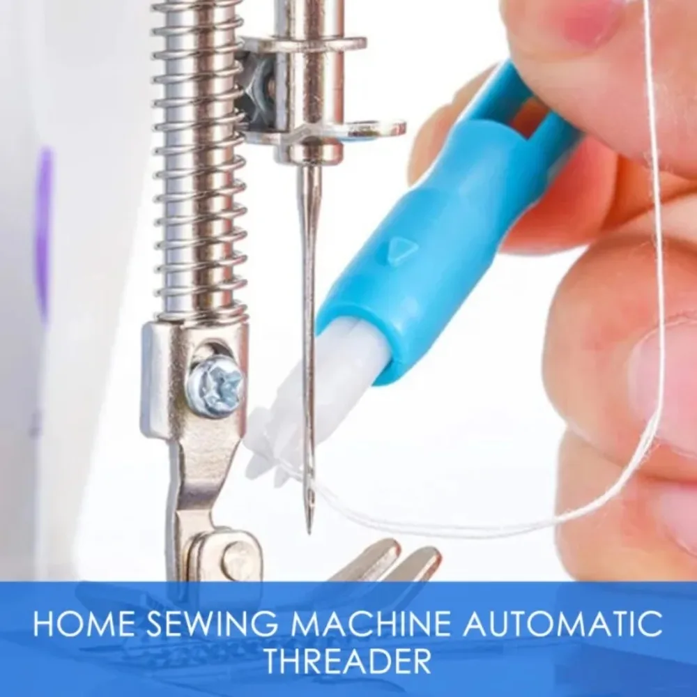 Automatic Needle Threader DIY Tool Home Hand Quick Sewing Machine Device Thread Auto Needle Cross Stitch Sewing Accessories