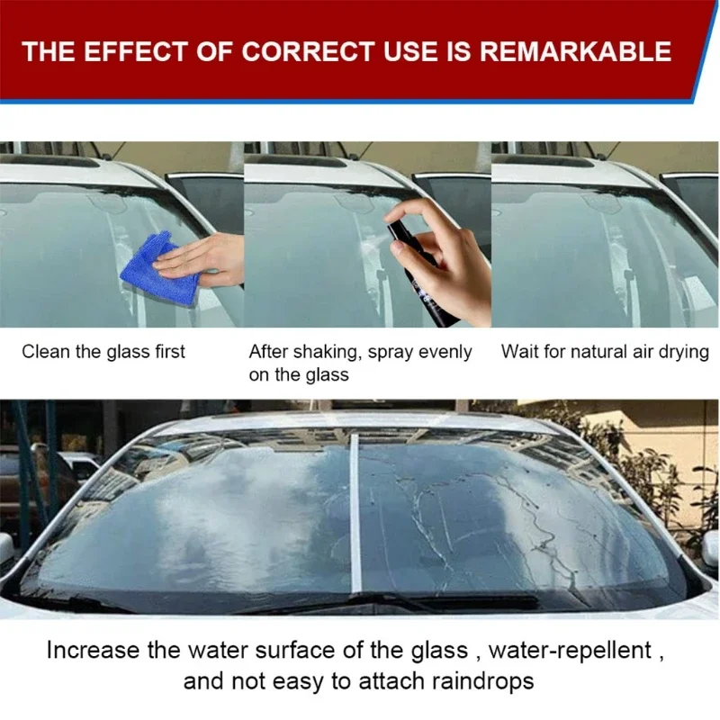 Auto Anti-rain Agent Rearview Mirror Water Glass Rainproof Coating Agent for Car Bus Vehicles