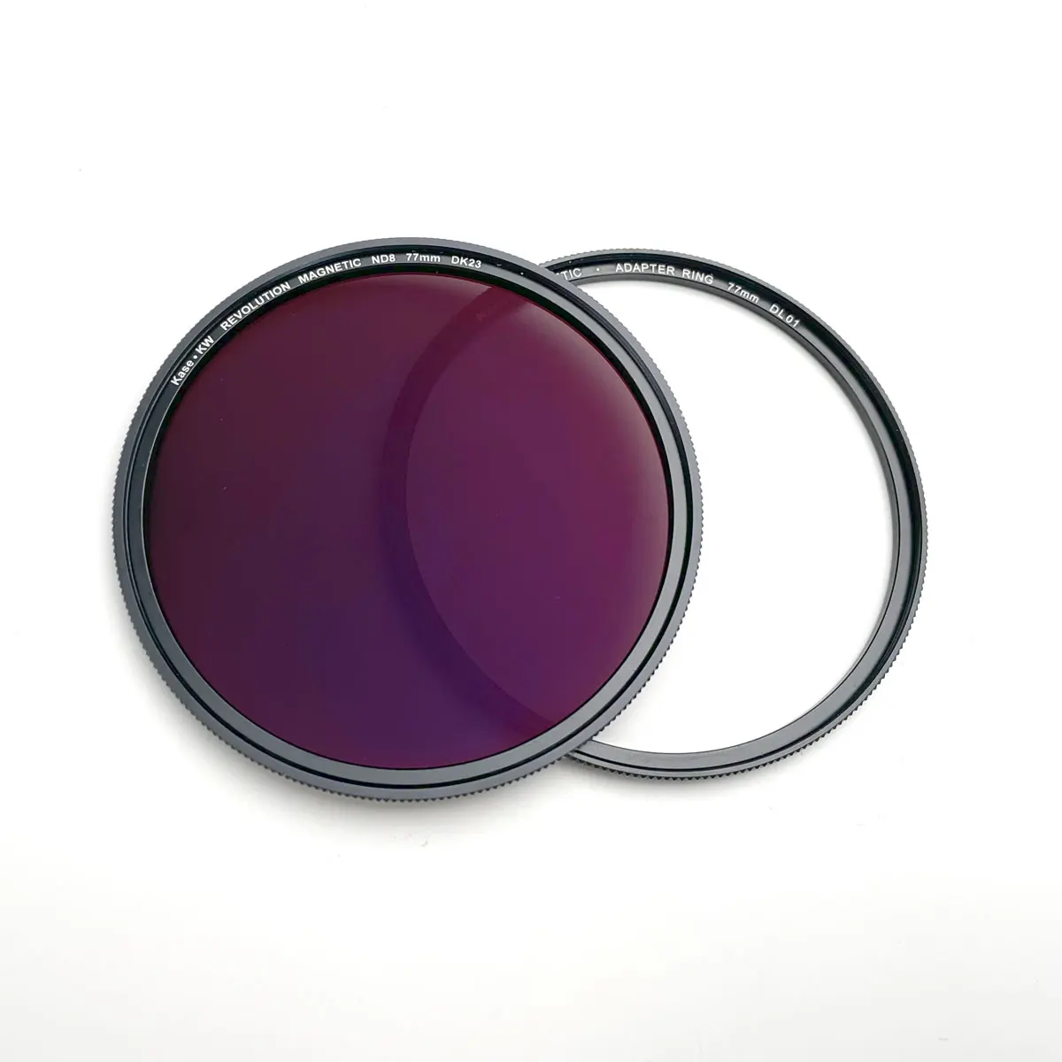 

Kase KW Revolution Magnetic 3-Stops Solid Neutral Density 0.9 Filter with Adapter Ring for Camera Lens - ND8