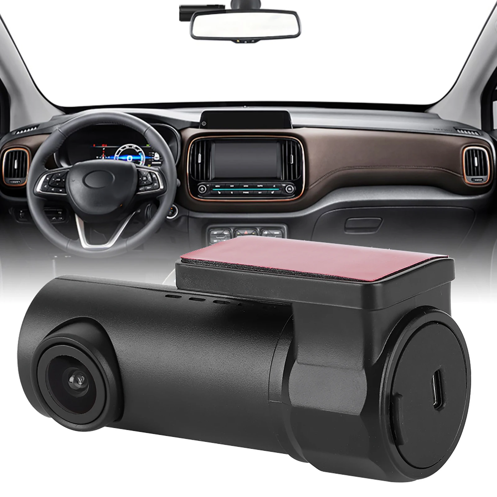 

1080P WiFi Car DVR Camcorder 170° FHD Lens Dash Cam Video Recorder Driving Camera APP Loop Recording WiFi Car Dash Cam Car DVR