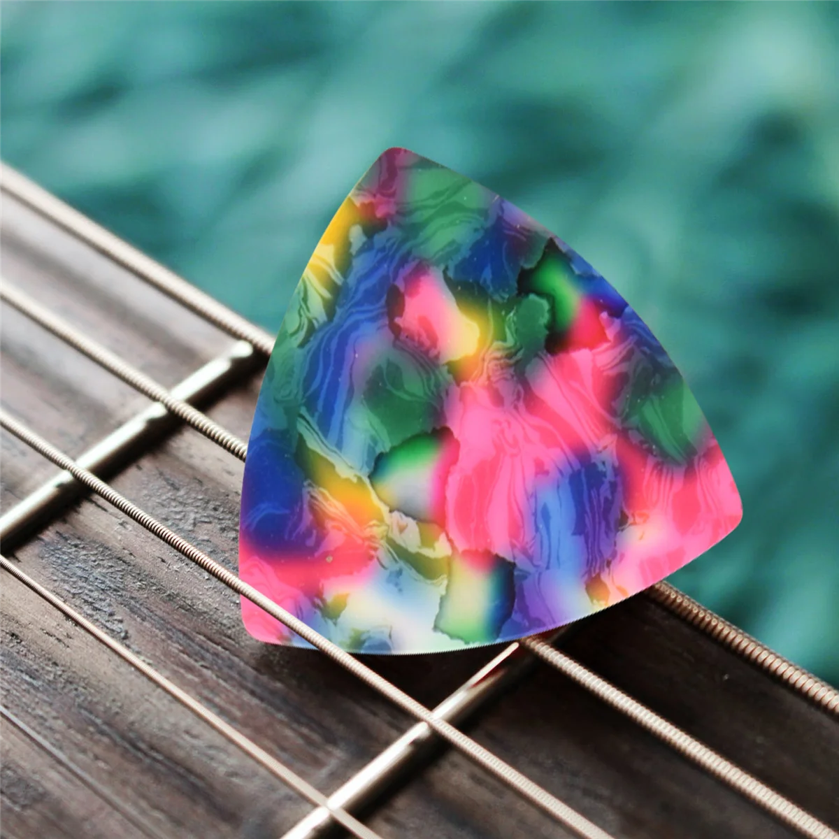 HOT 10Pcs Acoustic/Electric Guitar Picks Plectrums 0.46Mm---Assorted Color