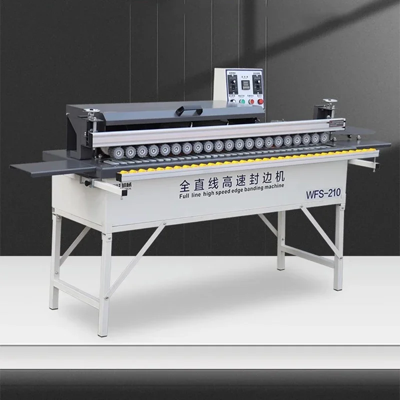 WFS-210 Automatic Edge Banding Machine Sealing and Repairing All-in-One Machine Copying Trimming Curved Straight Dual-purpose