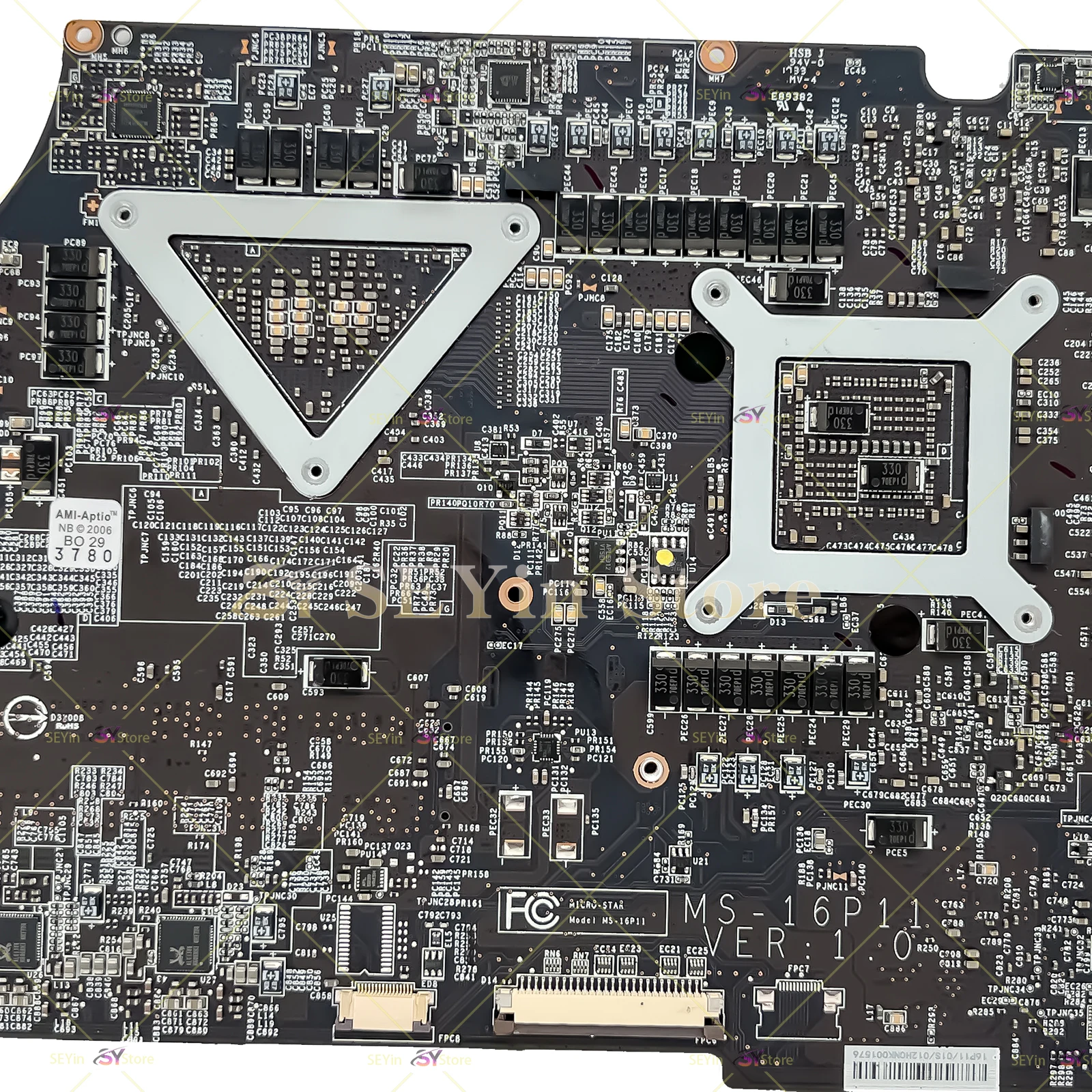 MS-16P11 Moederbord Voor MSI MS-16P1 Laptop Moederbord I7-7700HQ GTX1070-8G 100% Werken