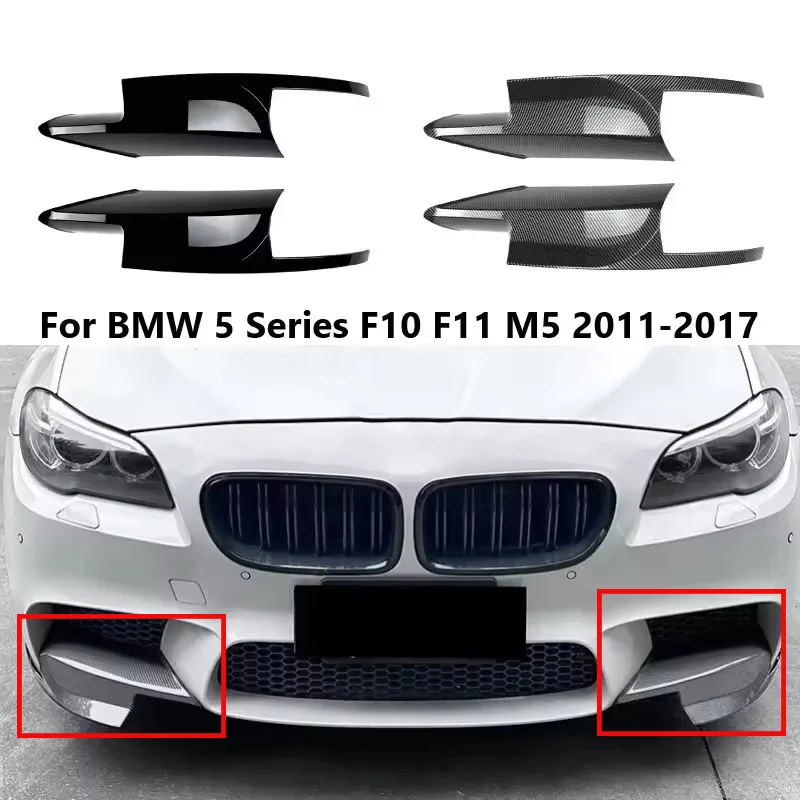 

For BMW 5 Series F10 F11 M5 2011-2017 Car Front Bumper Wrapping Corner Bumper Diffuser Splitter Auto Body Kits Lower Protector