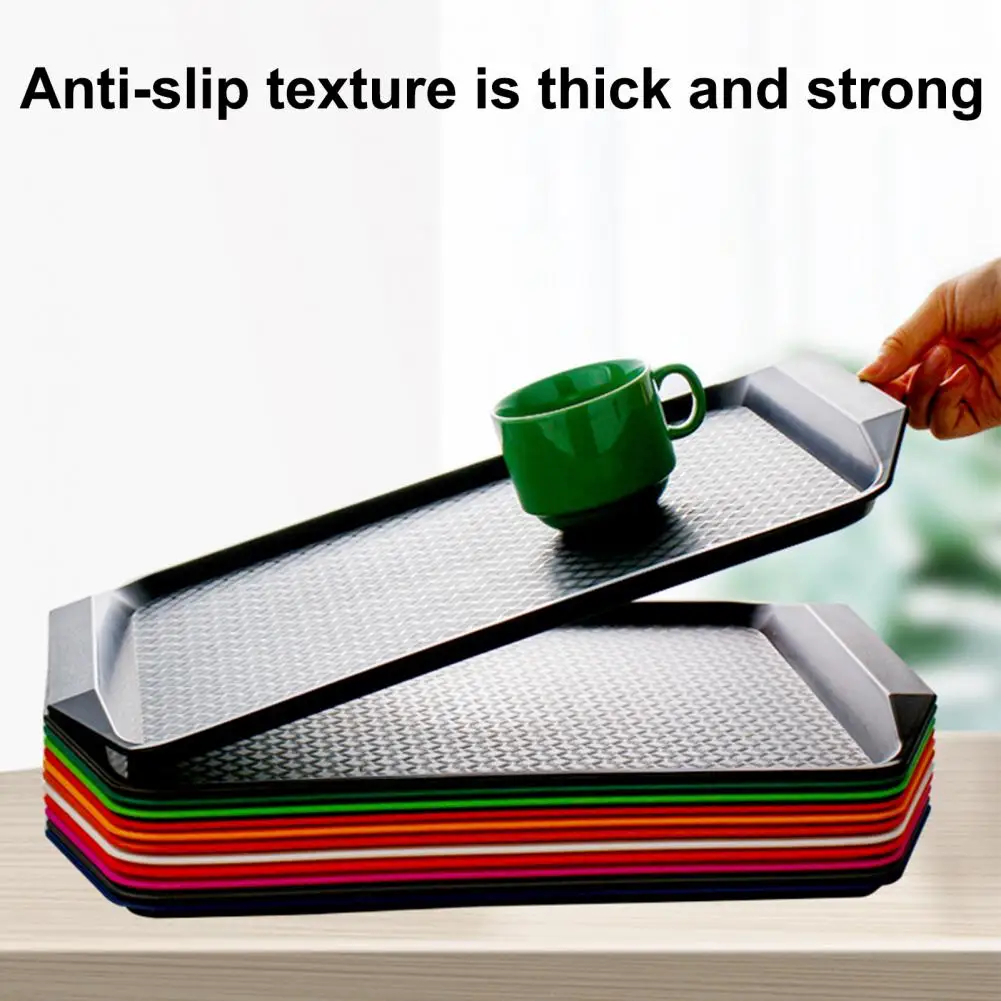 จานผลไม้ 8 สีถาดเสิร์ฟ PP ป้องกันการสึกหรอดึงดูดความชื้นเกรดอาหารถาดขนม