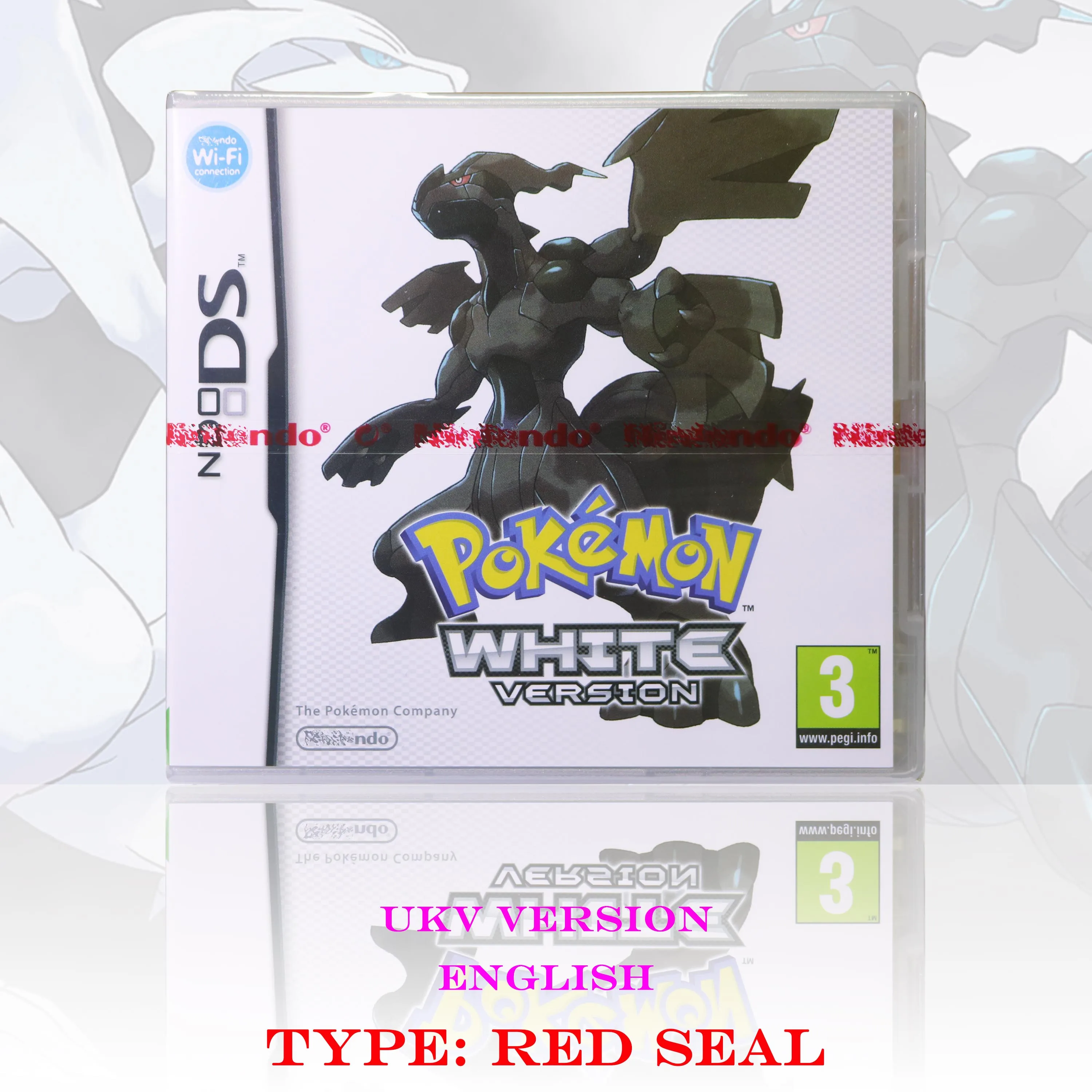 UKV Versie Pokémon Platinum Zwart Wit Nieuwe Verzegelde Verpakking Met Doos en Handleidingen DS Videogame Cartridge Voor DS 2DS 3DS Console