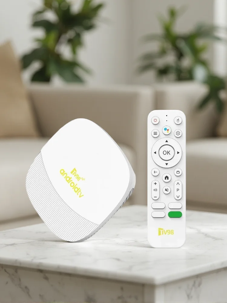 TV98 ATV Max TV, pudełko 4K Android 14 Wifi6 4G 5G BT Allwinner H313 odtwarzacz multimedialny 8GB 128GB sterowanie głosem 8K inteligentny dekoder iptv — 2