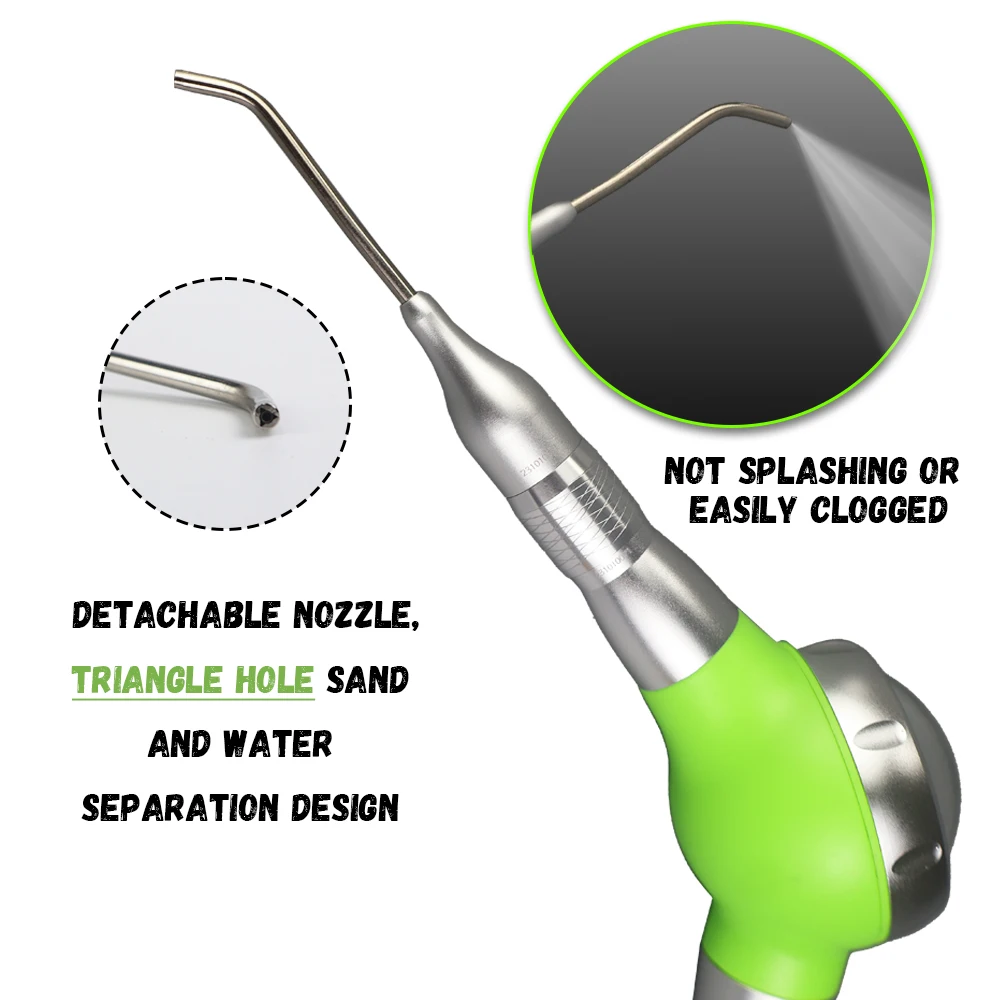 Dental Air Polisher Teeth Whitening Cleaning Spray Polishing Jet Flow Oral Hygiene 2hole/4hole Dentistry Equipment Tool