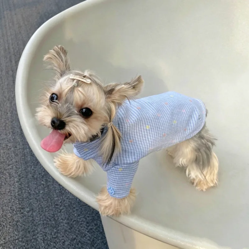 Small Dog Shirt Cat Clothes Chihuahua Yorkshire Terrier Shih Tzu Maltese Pomeranian Bichon Poodle Schnauzer Clothing Pet Apparel - view 6