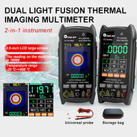 TOOLTOP ET11S PRO Thermal Camera Infrared & Visible Light Fusion 32*32 Thermal Imager 19999 Counts True RMS Digital Multimeter