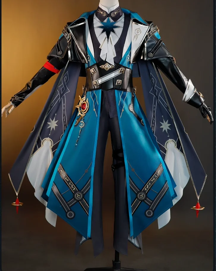 

COWOWO Honkai Star Rail Anaxa Men Cosplay Costume Cos Game Anime Party Uniform Hallowen Play Role Clothes Clothing