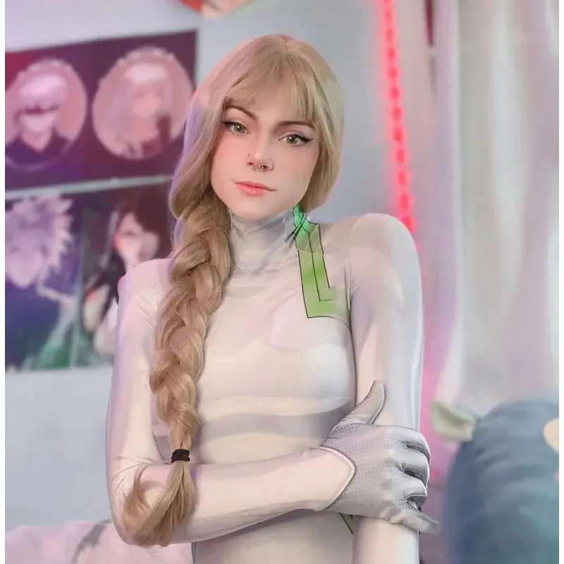 Halloween Adulti/Bambini Bianco Zero Two 02 Vestito DARLING in the FRANXX Costume Cosplay Zentai Tuta Donna Tuta