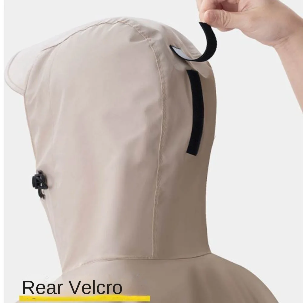 Foldable Electric Car Rain Coat Full-Body Independent Waterproof Riding Gear Rain Jacket Non Disposable Thick