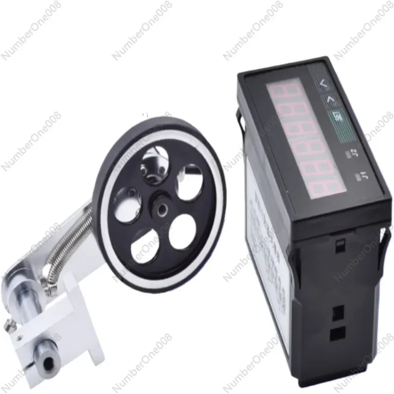 

Rotary Encoder Wheel Encoder for Roller Meter Counter Wheel Anti Slip Length Measurement Aluminum Alloy Wheel 200/300MM