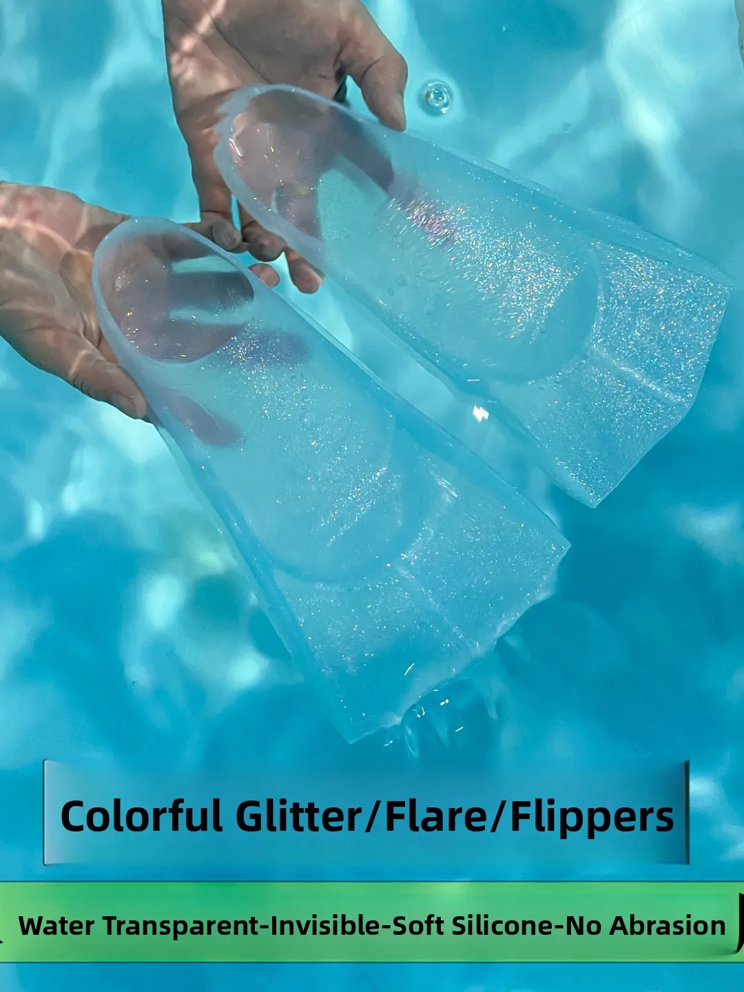 transparent-invisible-free-swim-fin-adult-diving-snorkeling-professional-training-children's-frog-light-weight