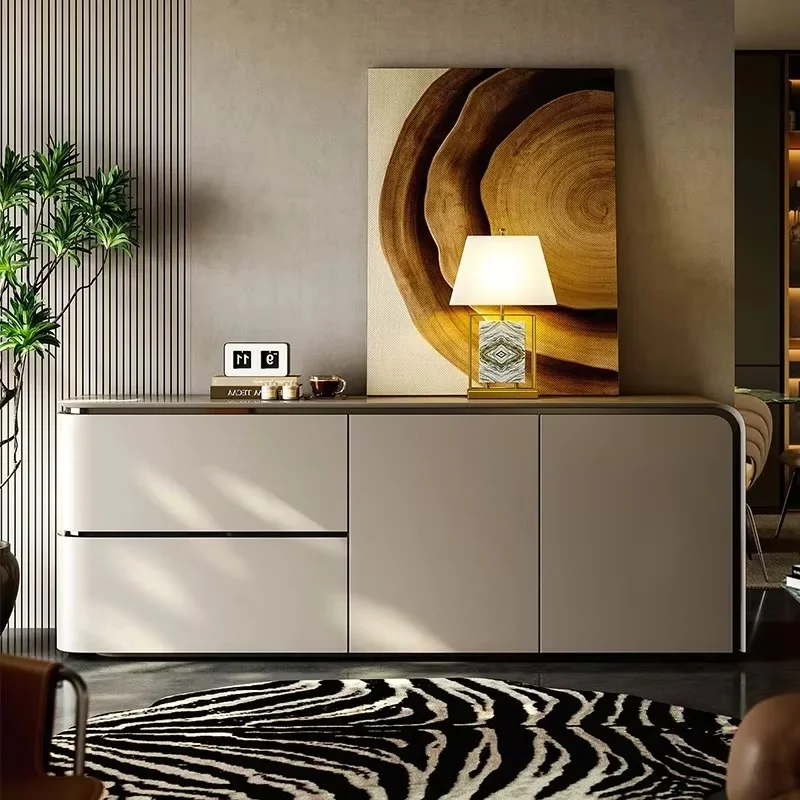 Nordic Fashion Living Room Cabinets Storage Luxury Kitchen Minimalist Cabinets Wood Sideboard Szafki Do Salonu Home Furniture
