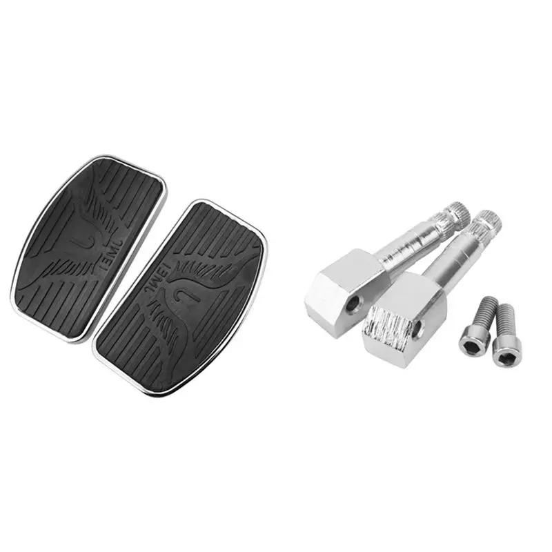 

Durable-Motorcycle Universal Rear Passengers Footrest Pedal For Honda VTX Drag Star Kawasaki Resting Footrests Acc