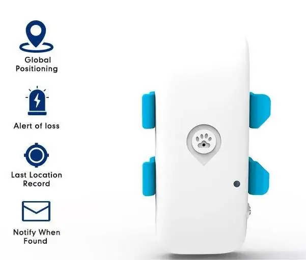 Waterproof Locator Mini 4G GPS Tracker Bluetooths Wireless Cat Collars Dog Tracker Smart Animal Finder Pet Tracker Dog Products