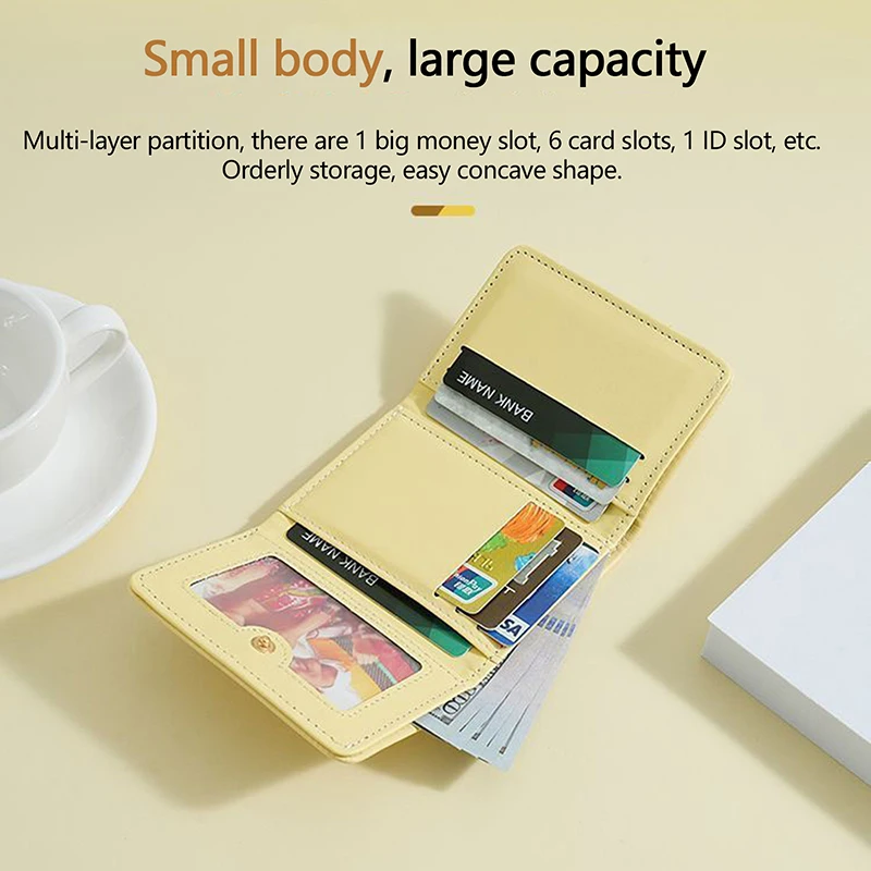 Mulheres bonito urso carteiras triplo multi funcional curto carteiras dobrar titular do cartão bolsa de moedas senhoras saco de cartão clipe sacos dos desenhos animados