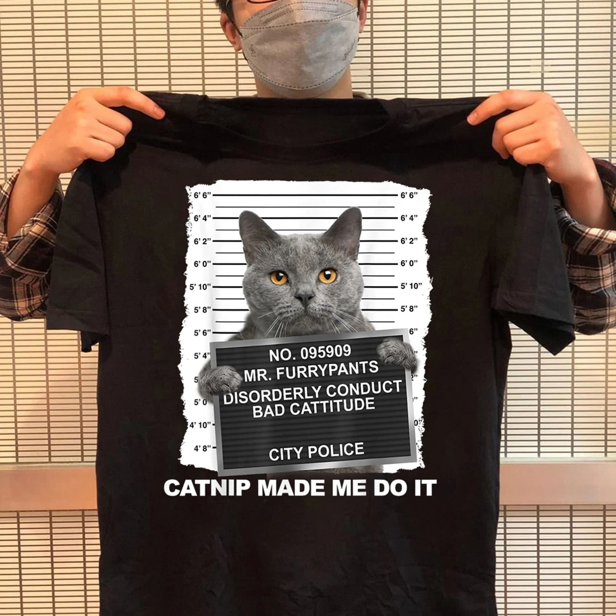 Catnip Made Me Do It Funny Cat T Shirt for Lovers