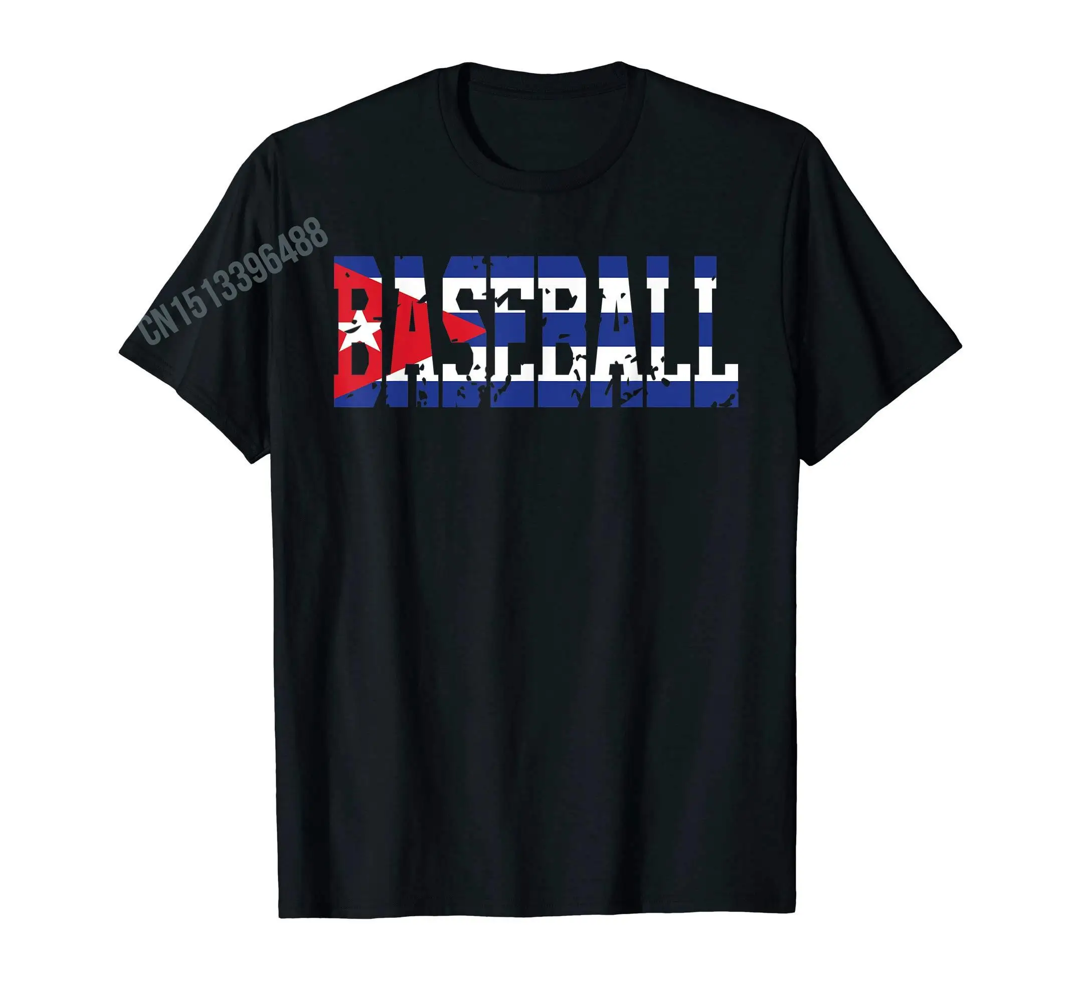 Retro Cuba Baseball Men Women T-Shirt Remera Beisbol Cuban T Shirt Hip Hop Tops Cotton Tees