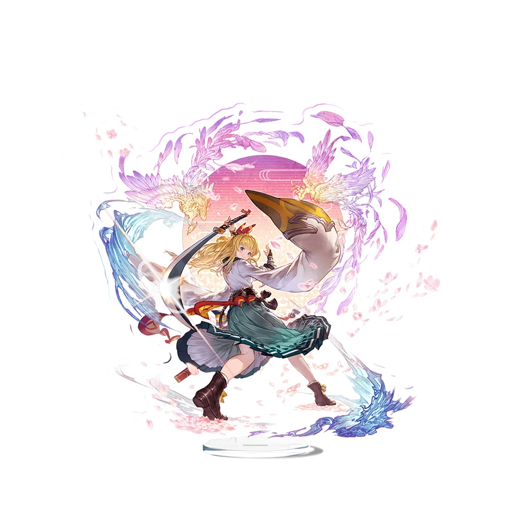 Anime Granblue Fantasy Relink Acrylic Stand Model Cosplay Charm Characters Ornament Accessories Goods Christmas Gifts 15cm