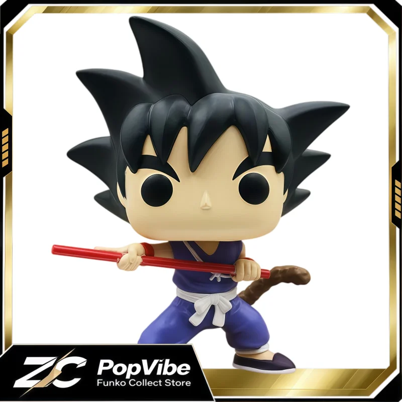 Official Licensed Funko Pop Dragon Ball Goku with Nyoibo Vinyl Figure Collectible Anime Desktop Ornament Gift for Cartoon Fans - view 4