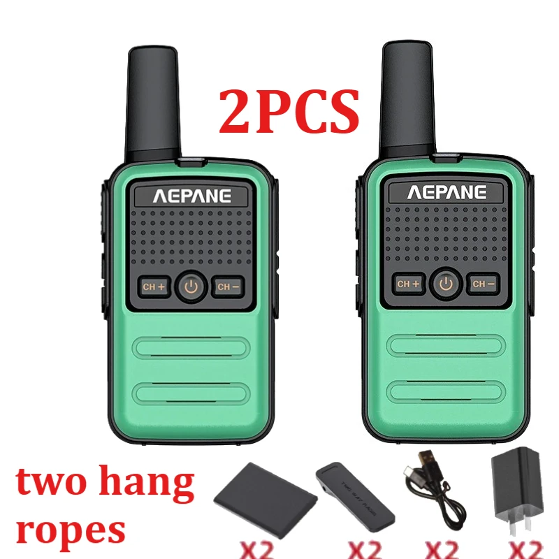 AP-M200 Walkie Talkie Transmitter Rechargeable Thin Uhf Wireless 16 Channel Kids Mini Walkie Talkies Two Way
