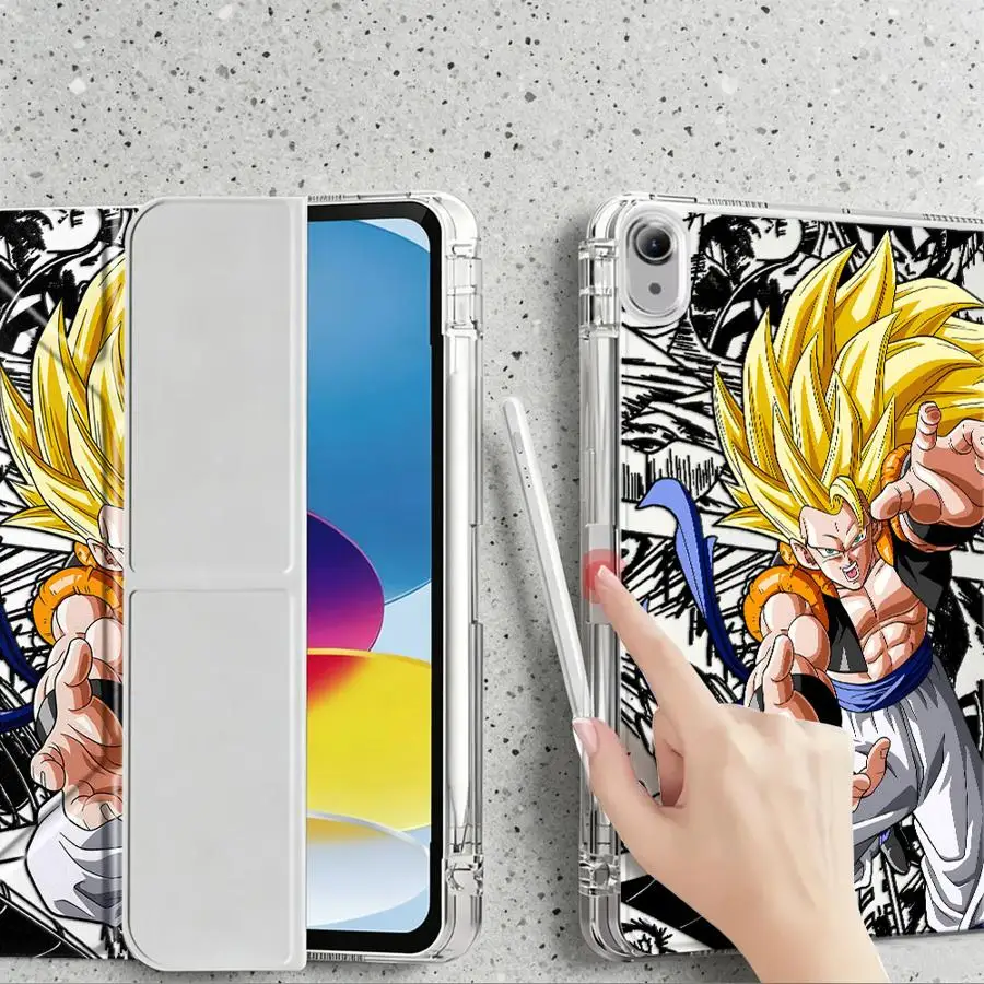 Dragon Ball Super Saiyan 3 Tablet Case For Samsung Galaxy Tab A11 S9 Plus A9 Plus A8 S10 Lite S8 S7 FE With Pen Slot Cover