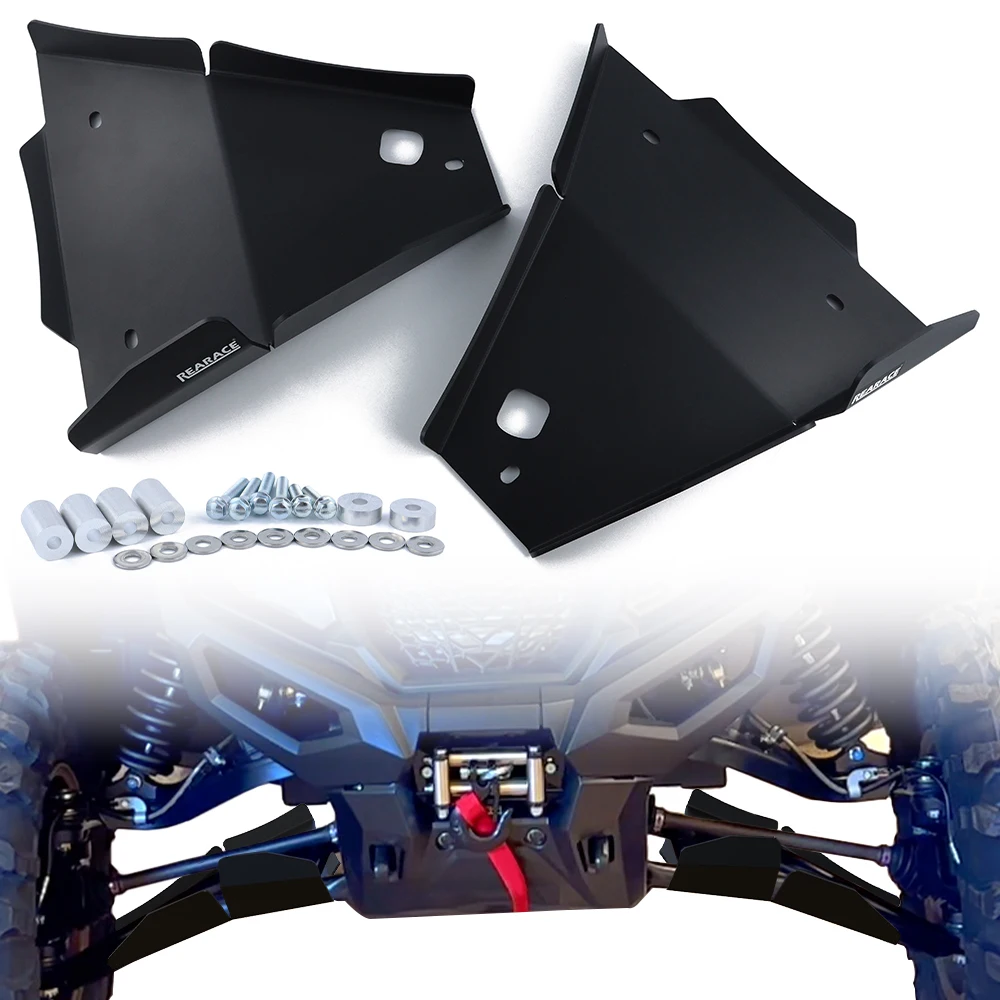

Fit For Yamaha Wolverine RMAX2 1000 2021-2025 Wolverine RMAX4 1000 2021-2025 Motorcycle Aluminum Front A-Arm Skidplates FGUARDS