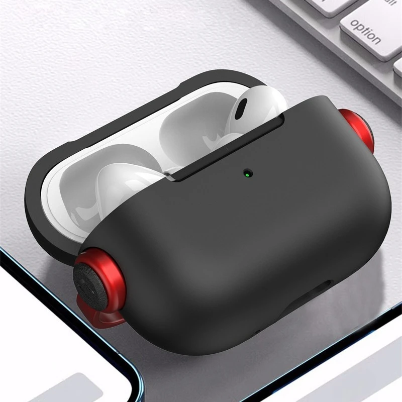 ل Airpods Pro 2 Generation 2022 مع مشبك حبل إبداعي لسماعة الرأس قفل غطاء سماعة الأذن لجهاز Apple Air Pod 3 Pro #3