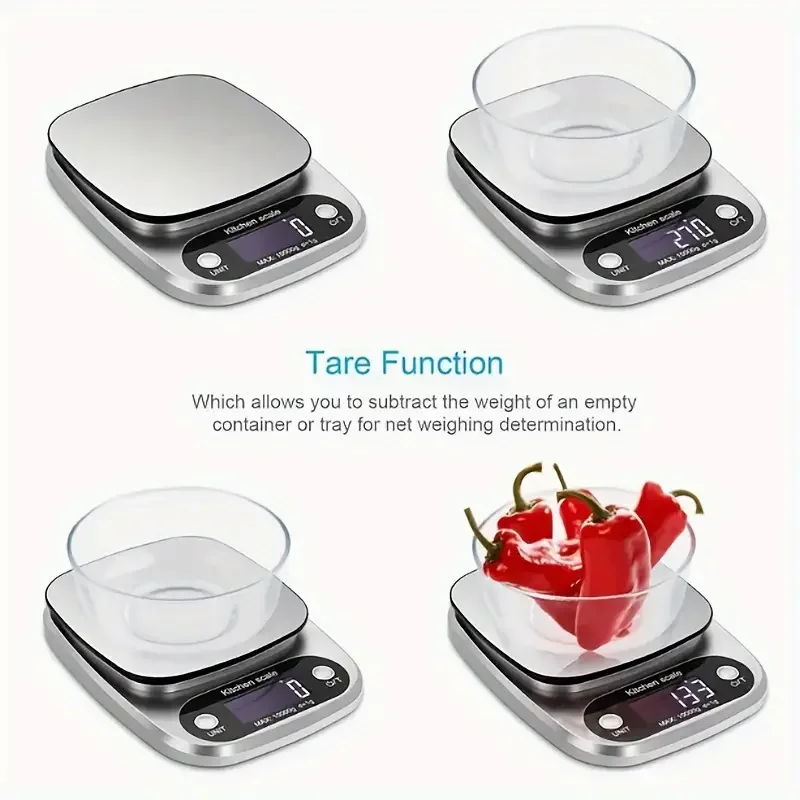 High Precision Kitchen Scale 10kg Electronic Jewelry Food Baking Scale Multifunction Measuring Tool Electronic Scale Lcd Display