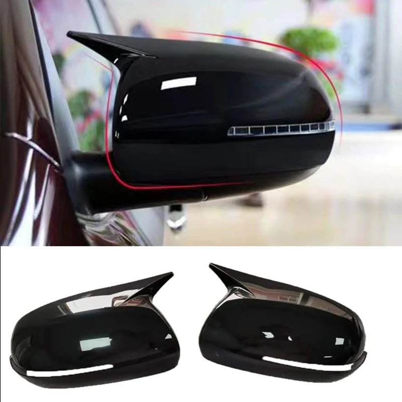 Rearview Side Mirror Cover Wing Cap Exterior Door Rear View Case Trim Carbon Fiber For KIA K3 Cerato Forte 2009 2010 2012 2013