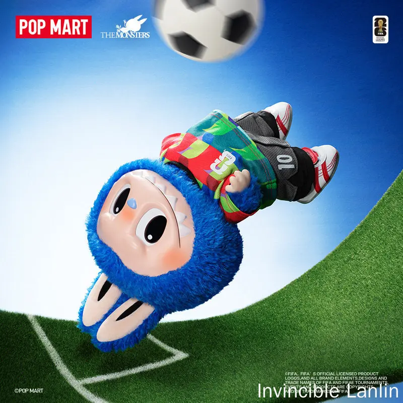 Pop Mart Labubu Plush The Monsters football cup Catch The Win Official Licensed Collectible Soft Toy For Football Sport Fans