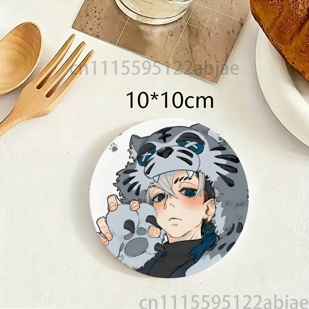 G-Gachiakuta Z-Zanka Nijiku Heat-Resistant Pine Coasters Lightweight Sturdy for All Drinkware Easy to Clean 6